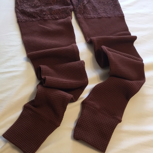 FP waffle knit leggings[sold out] - Picture 3 of 5